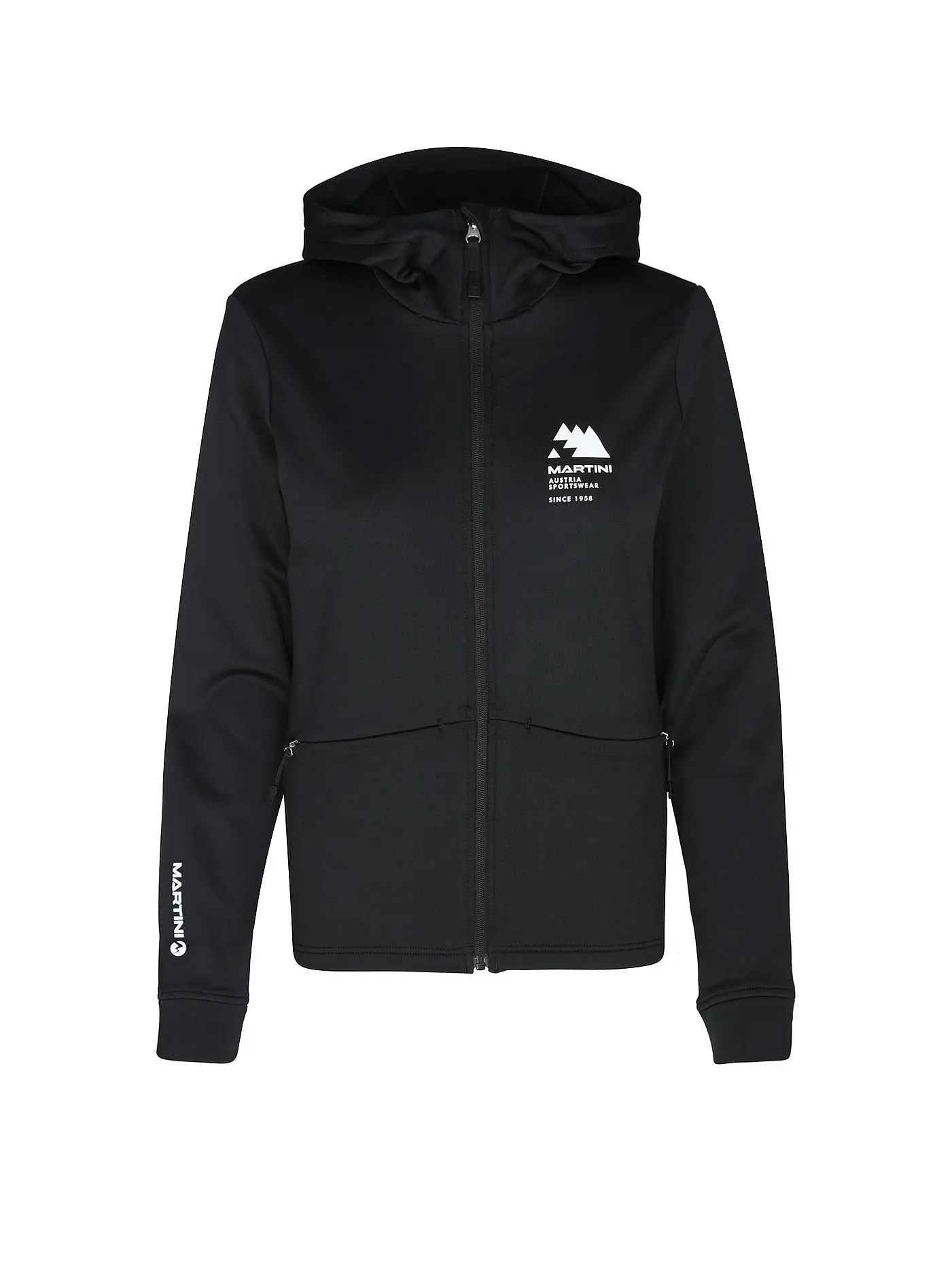 MARTINI | Damen Fleecejacke Sunrise Hoodie | schwarz